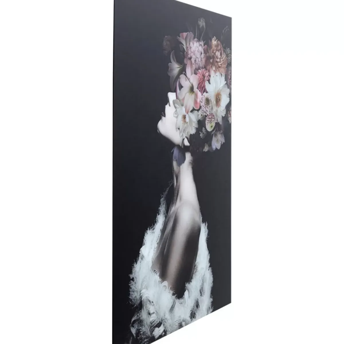 KARE Design Glasbild Flowery Beauty 80X120Cm- Bilder