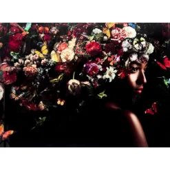 KARE Design Glasbild Flowery Shoulder View 150X100Cm- Bilder