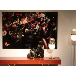 KARE Design Glasbild Flowery Shoulder View 150X100Cm- Bilder