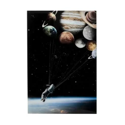 KARE Design Glasbild Flying Astronaut 100X150Cm- Bilder