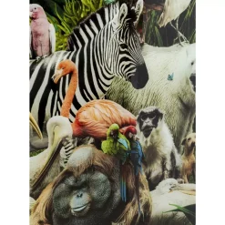 KARE Design Glasbild Jungle Animals O120Cm- Bilder