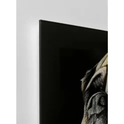 KARE Design Glasbild King Pug 40X60Cm- Bilder