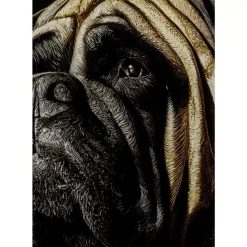 KARE Design Glasbild King Pug 40X60Cm- Bilder