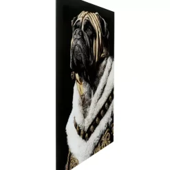KARE Design Glasbild King Pug 40X60Cm- Bilder