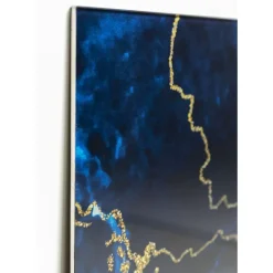 KARE Design Glasbild Metallic Ocean 100X100Cm- Bilder
