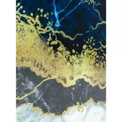 KARE Design Glasbild Metallic Ocean 100X100Cm- Bilder