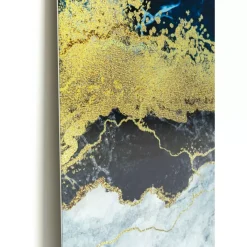KARE Design Glasbild Metallic Ocean 100X100Cm- Bilder