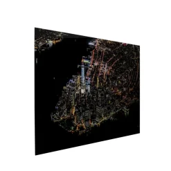 KARE Design Glasbild Midnight City 180X120Cm- Bilder