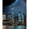 KARE Design Glasbild Night Skyline 90X120Cm- Bilder