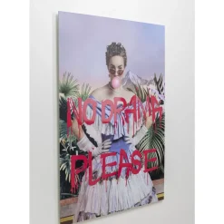 KARE Design Glasbild No Drama 90X120Cm- Bilder