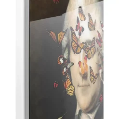 KARE Design Glasbild Noble Butterfly 100X150Cm- Bilder