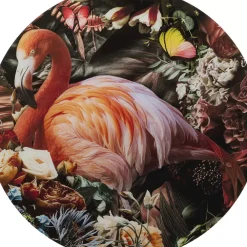 KARE Design Glasbild Proud Flamingo O100Cm- Bilder