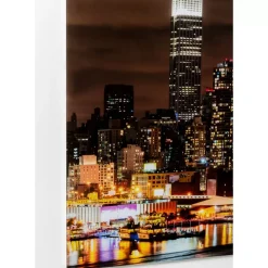 KARE Design Glasbild Skyline Moon 80X120Cm- Bilder