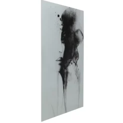 KARE Design Glasbild Smokey Face 100X150Cm- Bilder