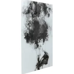 KARE Design Glasbild Smokey Hair 100X150Cm- Bilder