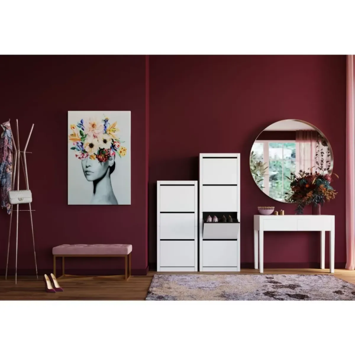 KARE Design Glasbild Spring Hair 80X120Cm- Bilder