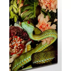 KARE Design Glasbild Tiger On Hunt 150X100Cm- Bilder