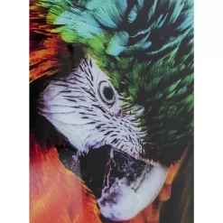 KARE Design Glasbild Tropical Parrot 120X80Cm- Bilder