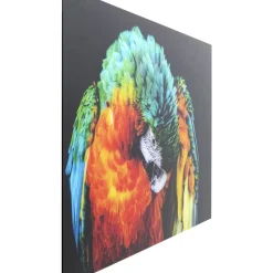 KARE Design Glasbild Tropical Parrot 120X80Cm- Bilder