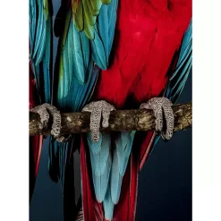 KARE Design Glasbild Twin Parrot 80X120Cm- Bilder