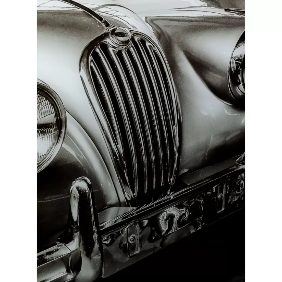 KARE Design Glasbild Vintage Cabrio 150X100Cm- Bilder