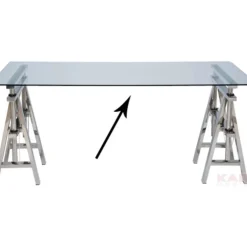 KARE Design Glasplatte 160X80X0,8Mm Esg Klar- Tische