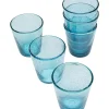 KARE Design Glas-Set Bubble Blau (6/Tlg.)- Geschirr & Tischaccessoires