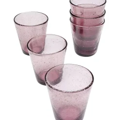 KARE Design Glas-Set Bubble Mauve (6/Tlg.)- Geschirr & Tischaccessoires