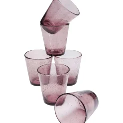 KARE Design Glas-Set Bubble Mauve (6/Tlg.)- Geschirr & Tischaccessoires