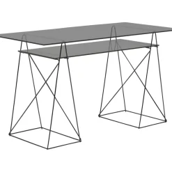 KARE Design Glasset Polar 8Mm Esg Smoke 130X65Cm- Tische