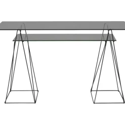 KARE Design Glasset Polar 8Mm Esg Smoke 130X65Cm- Tische