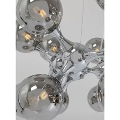 KARE Design Hangeleuchte Atomic Balls Silber O74Cm- Hängeleuchten