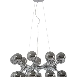 KARE Design Hangeleuchte Atomic Balls Silber O74Cm- Hängeleuchten