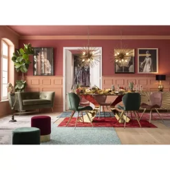 KARE Design Hangeleuchte Beam Brass O72Cm- Hängeleuchten