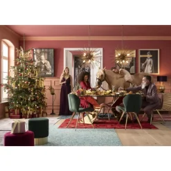 KARE Design Hangeleuchte Beam Brass O72Cm- Hängeleuchten