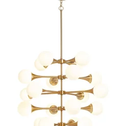 KARE Design Hangeleuchte Bulb Fiction 20 Brass O102Cm- Hängeleuchten