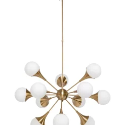 KARE Design Hangeleuchte Bulb Fiction 12 Brass O102Cm- Hängeleuchten