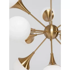 KARE Design Hangeleuchte Bulb Fiction 12 Brass O102Cm- Hängeleuchten