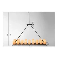 KARE Design Hangeleuchte Candle Light 20Er- Hängeleuchten