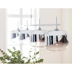 KARE Design Hangeleuchte Chrome Goblet Quattro O25Cm- Hängeleuchten