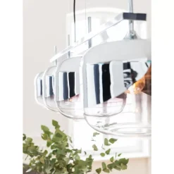 KARE Design Hangeleuchte Chrome Goblet Quattro O25Cm- Hängeleuchten