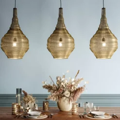 KARE Design Hangeleuchte Cocoon Gold O41Cm- Hängeleuchten