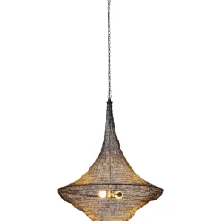 KARE Design Hangeleuchte Cocoon Schwarz O89Cm- Hängeleuchten