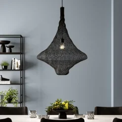KARE Design Hangeleuchte Cocoon Schwarz O89Cm- Hängeleuchten