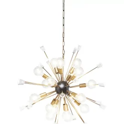 KARE Design Hangeleuchte Crystal Bomb Brass O93Cm- Hängeleuchten