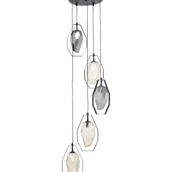 KARE Design Hangeleuchte Diamond Fever Spiral Schwarz O42Cm- Hängeleuchten