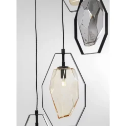 KARE Design Hangeleuchte Diamond Fever Spiral Schwarz O42Cm- Hängeleuchten