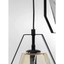 KARE Design Hangeleuchte Diamond Fever Spiral Schwarz O42Cm- Hängeleuchten