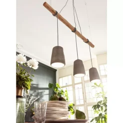 KARE Design Hangeleuchte Dining Concrete Tre- Hängeleuchten