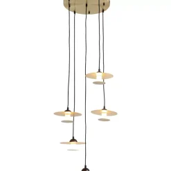 KARE Design Hangeleuchte Disc Spiral Cinque- Hängeleuchten